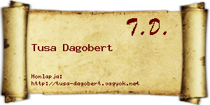 Tusa Dagobert névjegykártya